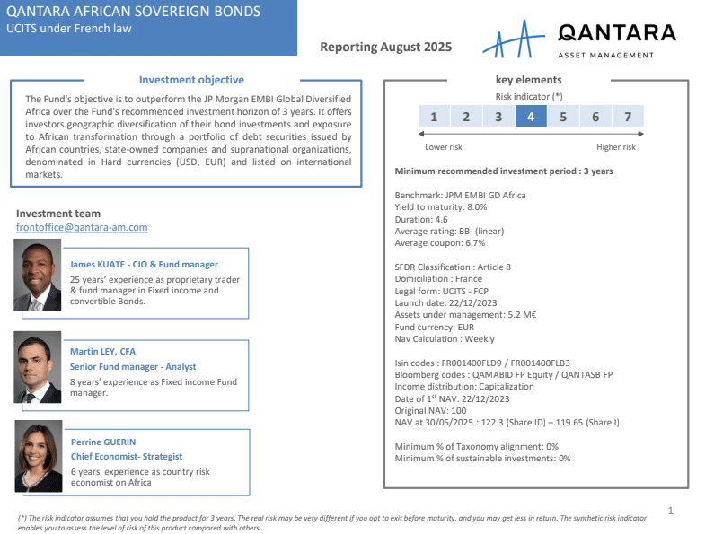 QANTARA AFRICAN SOVEREIGN BONDS